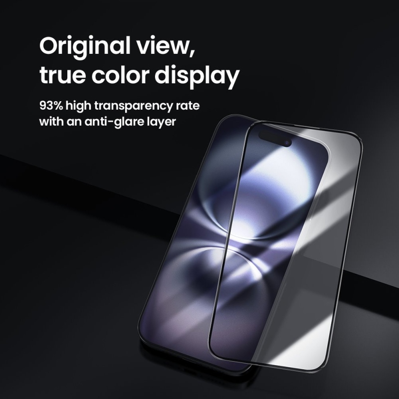 Nillkin Tvrdené sklo 2.5D CP+ PRO Black pre Apple iPhone 16 (s aplikátorom)