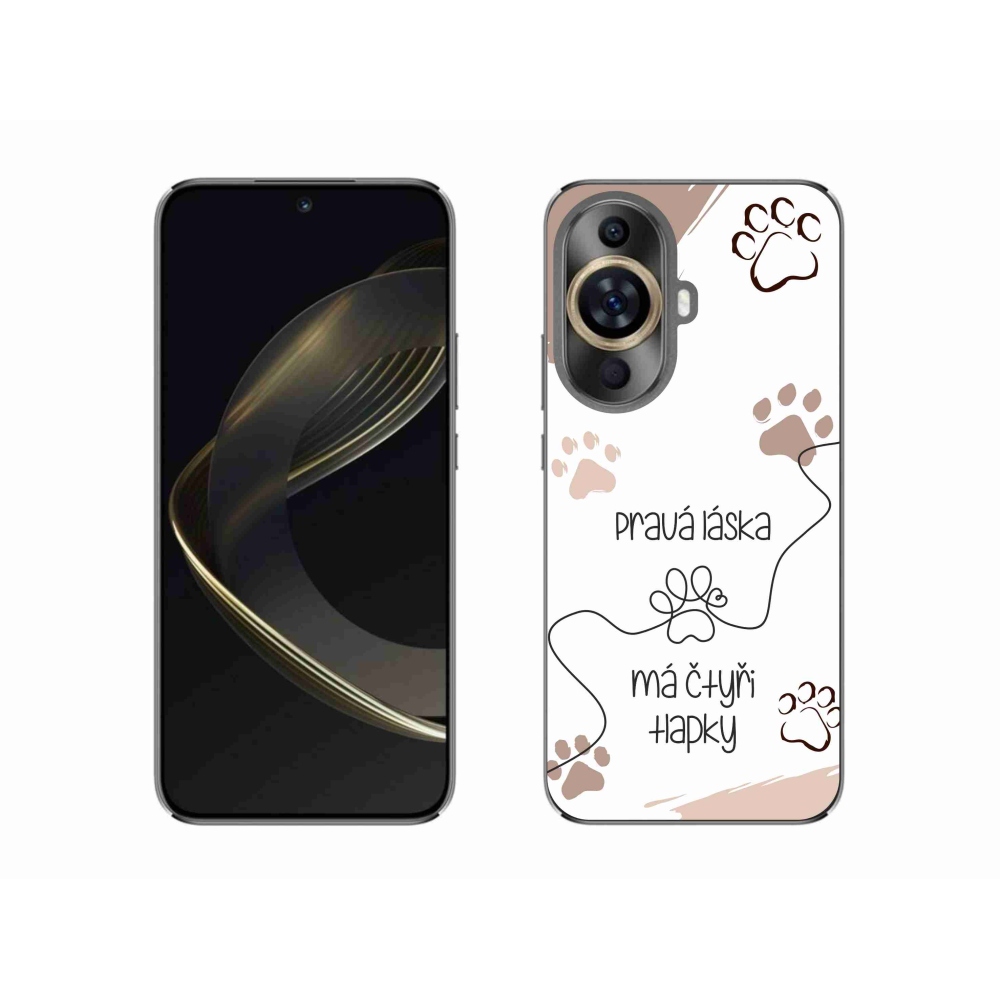 Gélový kryt mmCase na Huawei Nova 11 - psí motív 1 biele pozadie