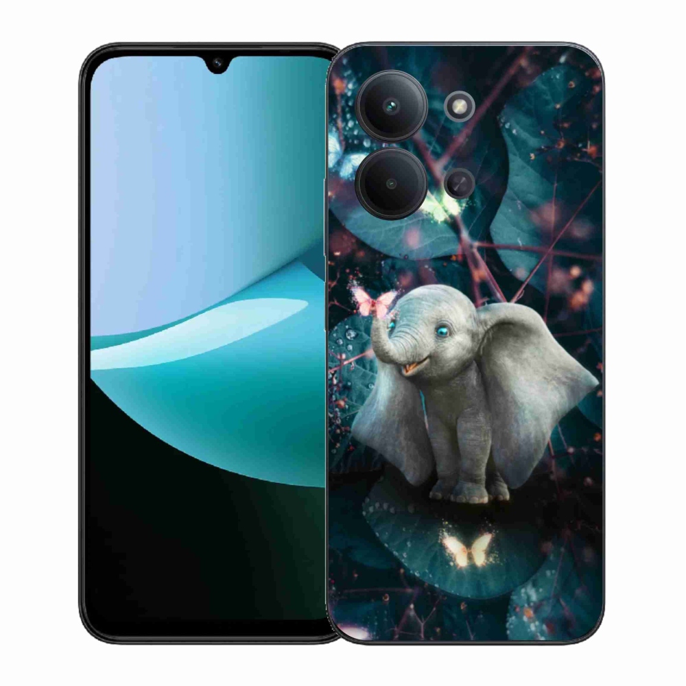 Gélový kryt mmCase na Xiaomi Redmi 15C 4G (171mm)/Poco C85 4G (171mm) - roztomilý slon
