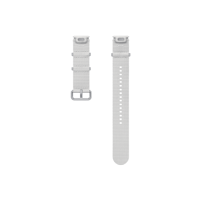ET-SOL31LSE Samsung Galaxy Watch 4/5/6/7 Štýlový športový remienok 20 mm M/L Silver