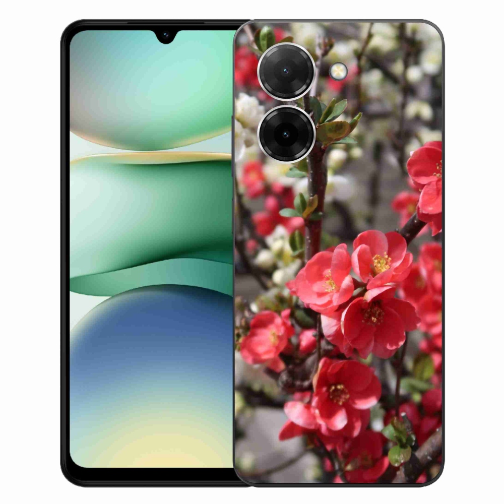 Gélový kryt mmCase na Xiaomi Redmi A5 - červené kvety