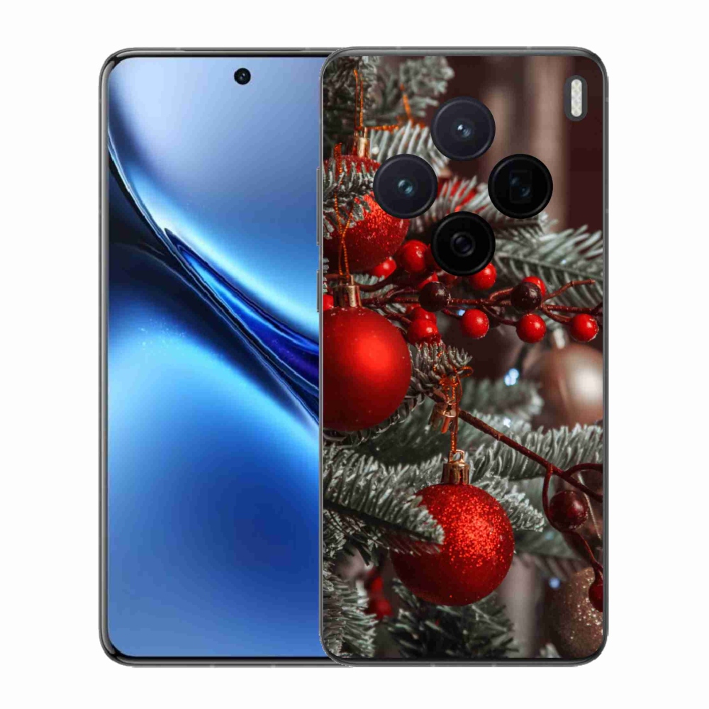 Gélový kryt mmCase na Vivo X200 5G - vianočné ozdoby 2