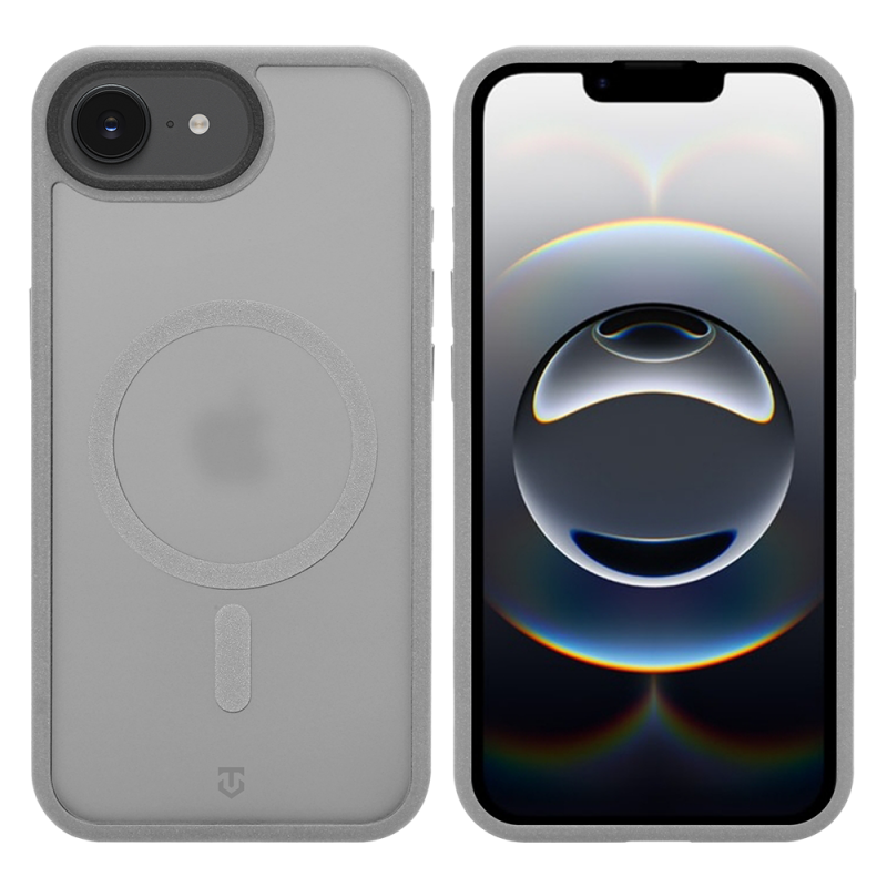 Tactical MagForce Hypersand puzdro pre Apple iPhone 16e/17e, svetlošedé