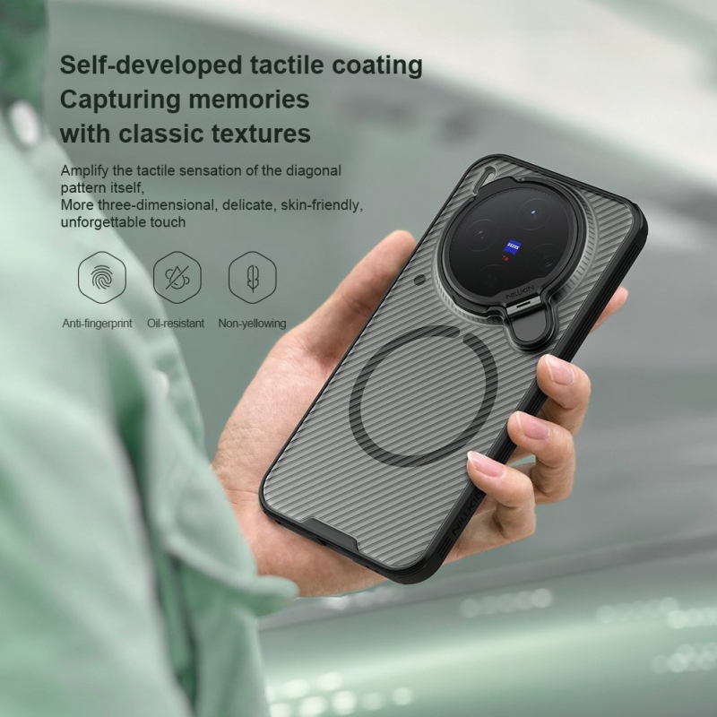 Nillkin CamShield Prop Magnetický zadný kryt pre Vivo X300 Transparent Black