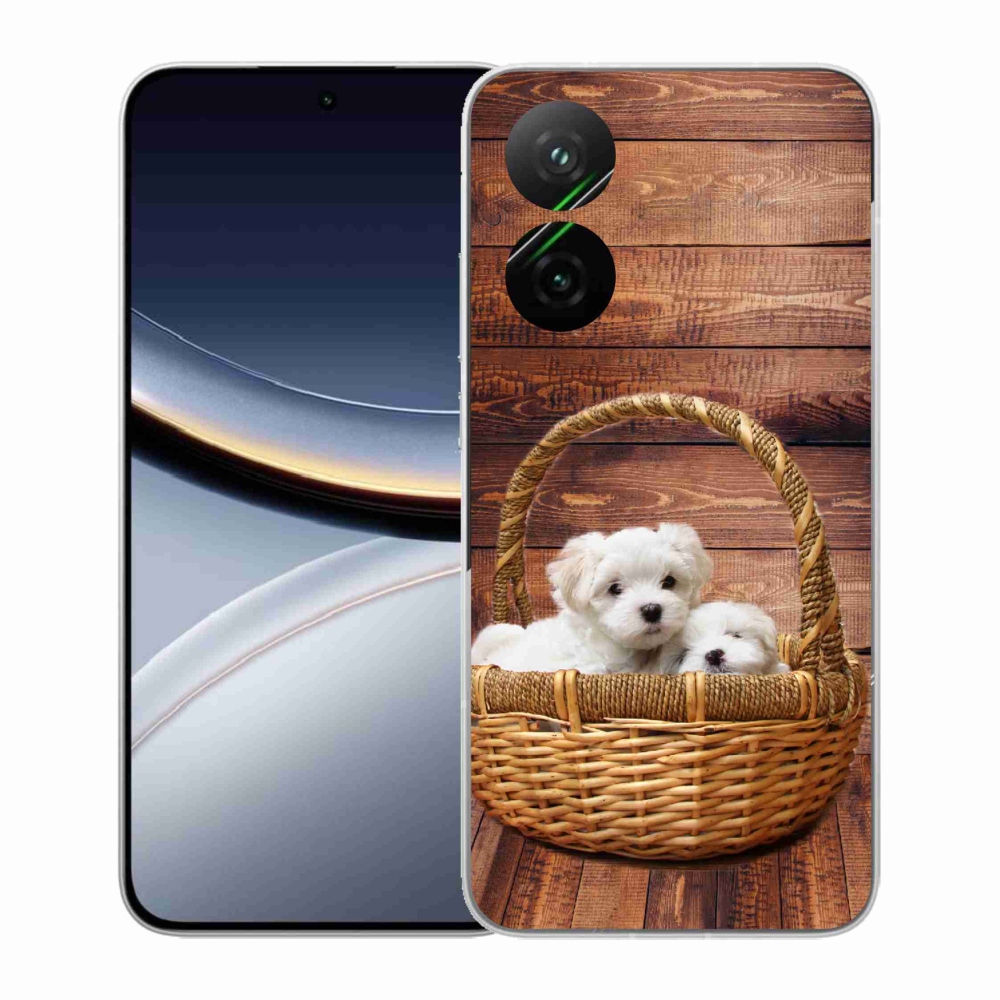 Gélový kryt mmCase na Xiaomi Poco F7 5G - šteniatka
