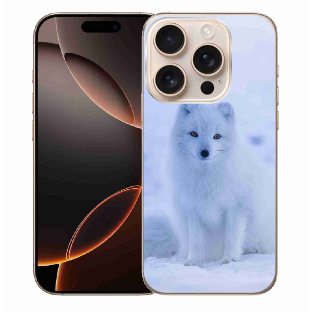 Gélový kryt mmCase na iPhone 16 Pro Max - polárna líška