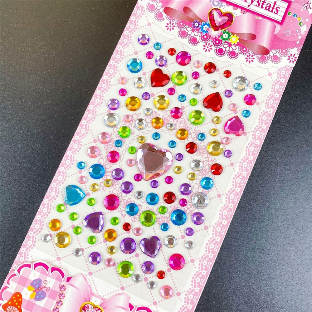 Decals samolepiace dekoratívne nálepky s kamienkami na telefón - vzor C