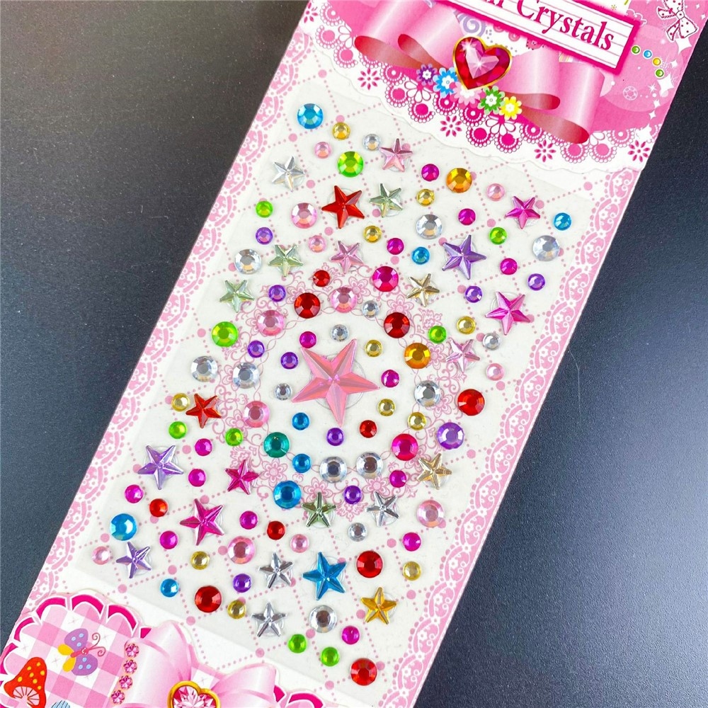 Decals samolepiace dekoratívne nálepky s kamienkami na telefón - vzor E