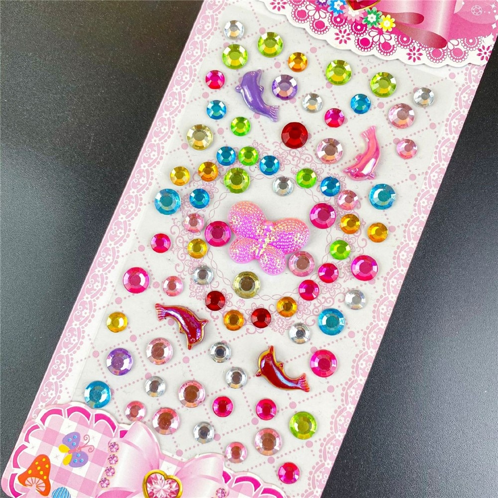 Decals samolepiace dekoratívne nálepky s kamienkami na telefón - vzor G