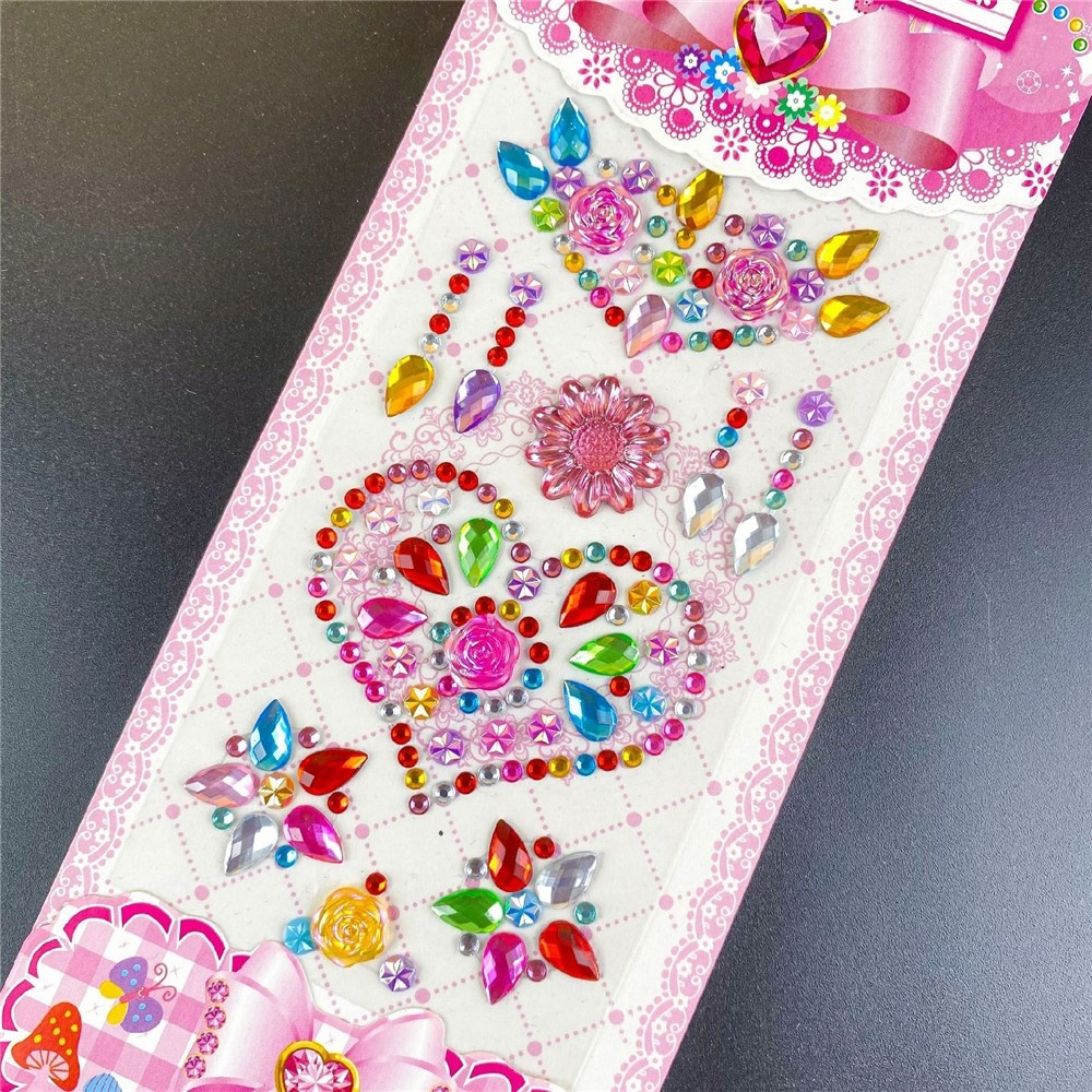Decals samolepiace dekoratívne nálepky s kamienkami na telefón - vzor L