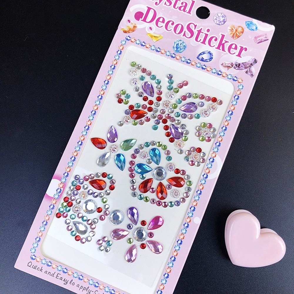 Decals samolepiace dekoratívne nálepky s kamienkami na telefón - vzor O