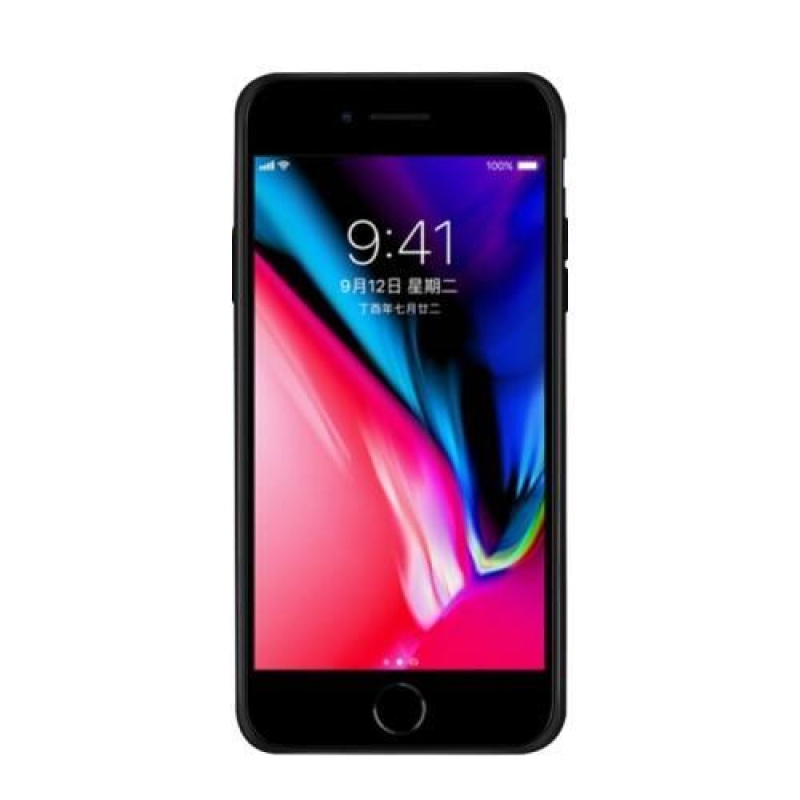 Decor gélový obal s kryštálmi na iPhone 7 a iPhone 8 - páv