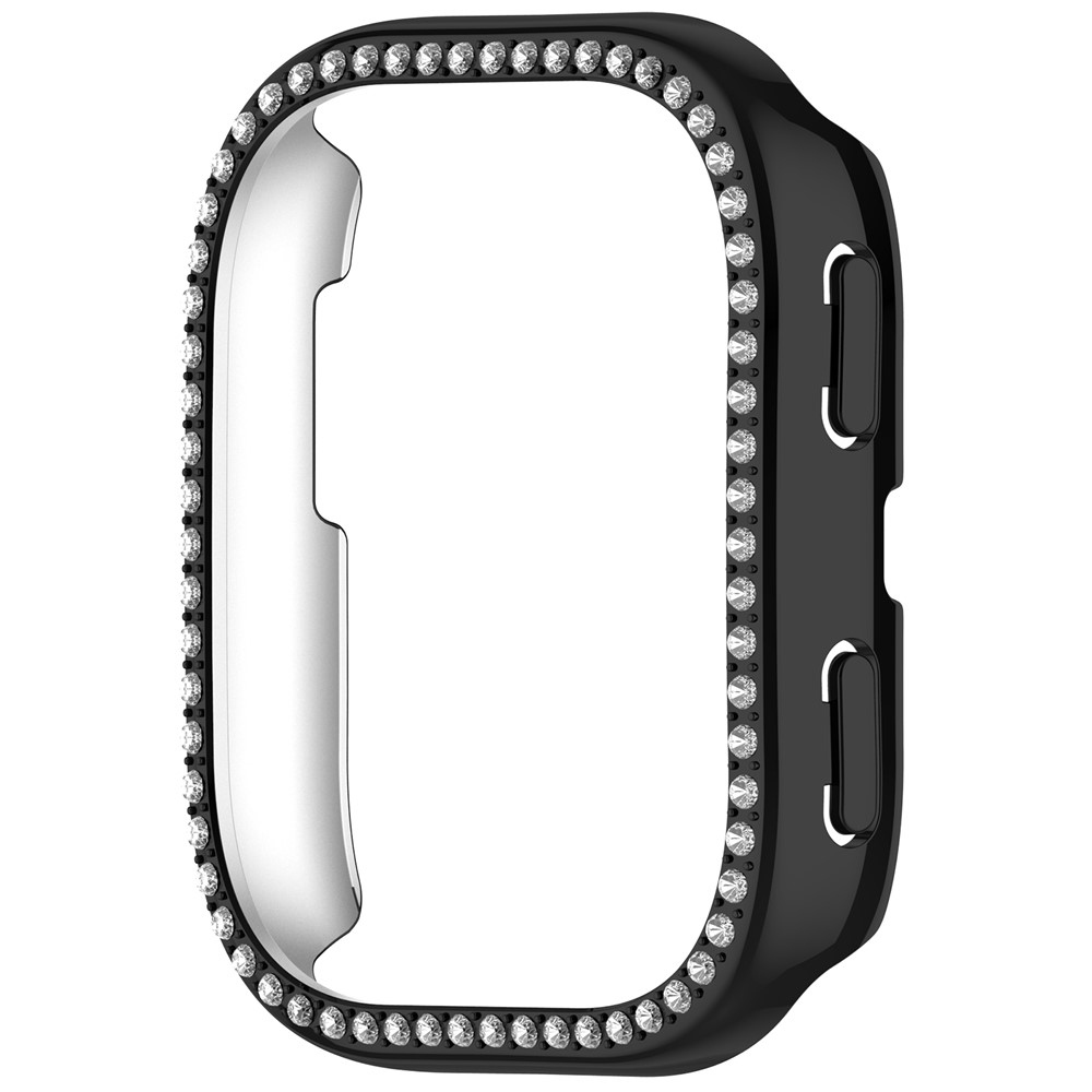 Decory plastové nasadzovacie puzdro s kamienkami na Amazfit Bip 6 - čierne