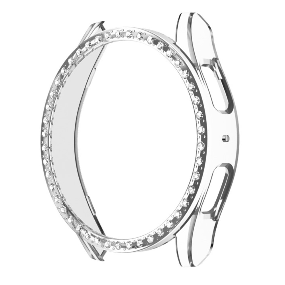 Decory plastové nasadzovacie puzdro s kamienkami na Samsung Galaxy Watch7 40mm - priehľadné