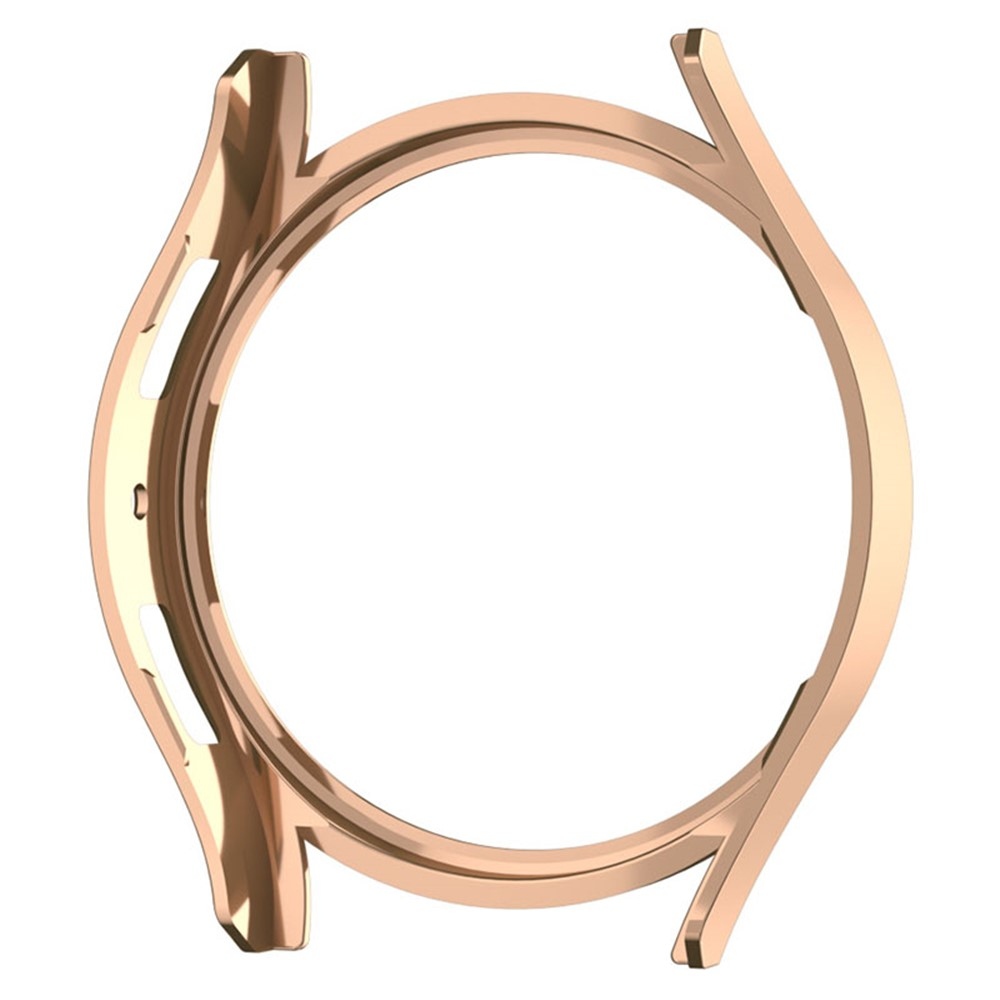 Decory plastové nasadzovacie puzdro s kamienkami na Samsung Galaxy Watch7 44mm - ružovozlaté