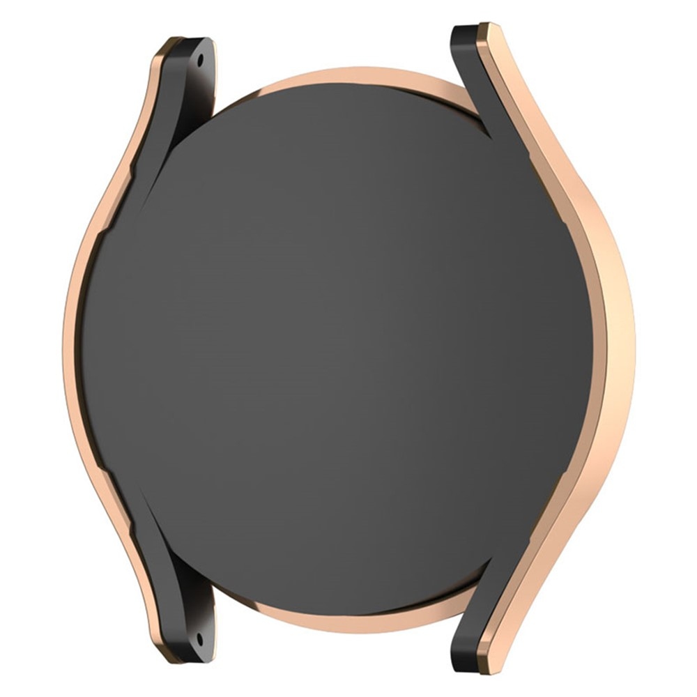 Decory plastové nasadzovacie puzdro s kamienkami na Samsung Galaxy Watch7 44mm - ružovozlaté