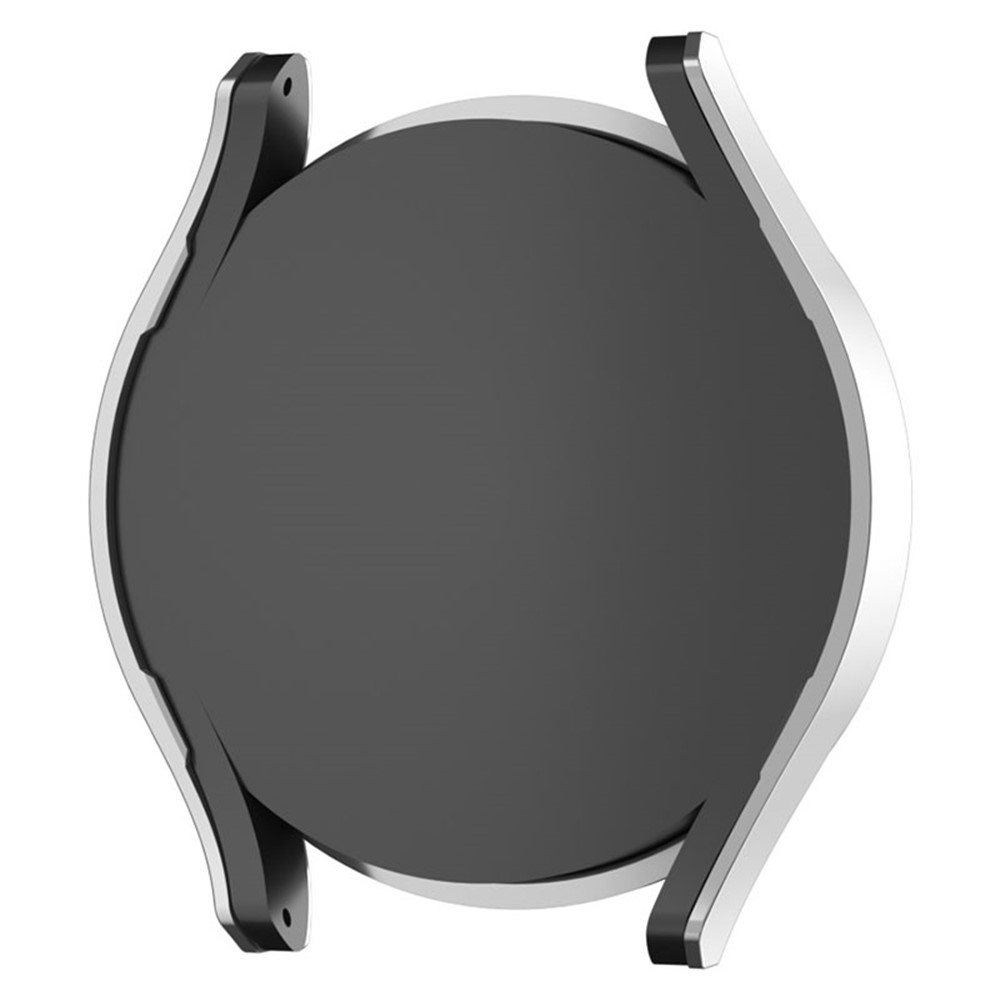 Decory plastové nasadzovacie puzdro s kamienkami na Samsung Galaxy Watch7 44mm - strieborné