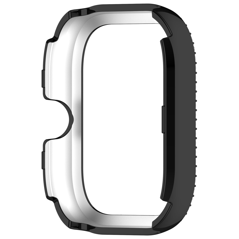 Decory plastové nasadzovacie puzdro s kamienkami na Xiaomi Redmi Watch 5 - čierne