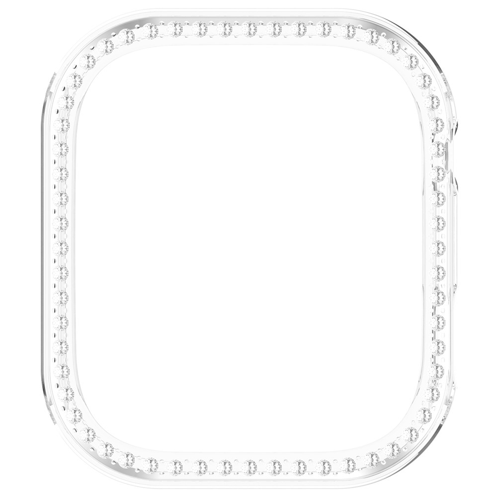 Decory plastové nasadzovacie puzdro s kamienkami na Xiaomi Redmi Watch 6 - priehľadné