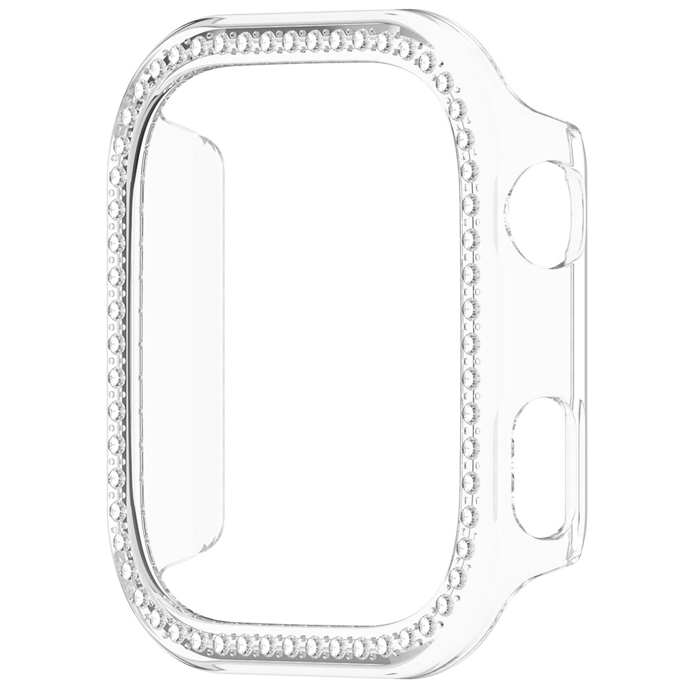 Decory plastové nasadzovacie puzdro s kamienkami na Xiaomi Redmi Watch 6 - priehľadné