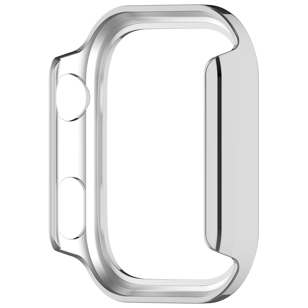 Decory plastové nasadzovacie puzdro s kamienkami na Xiaomi Redmi Watch 6 - strieborné