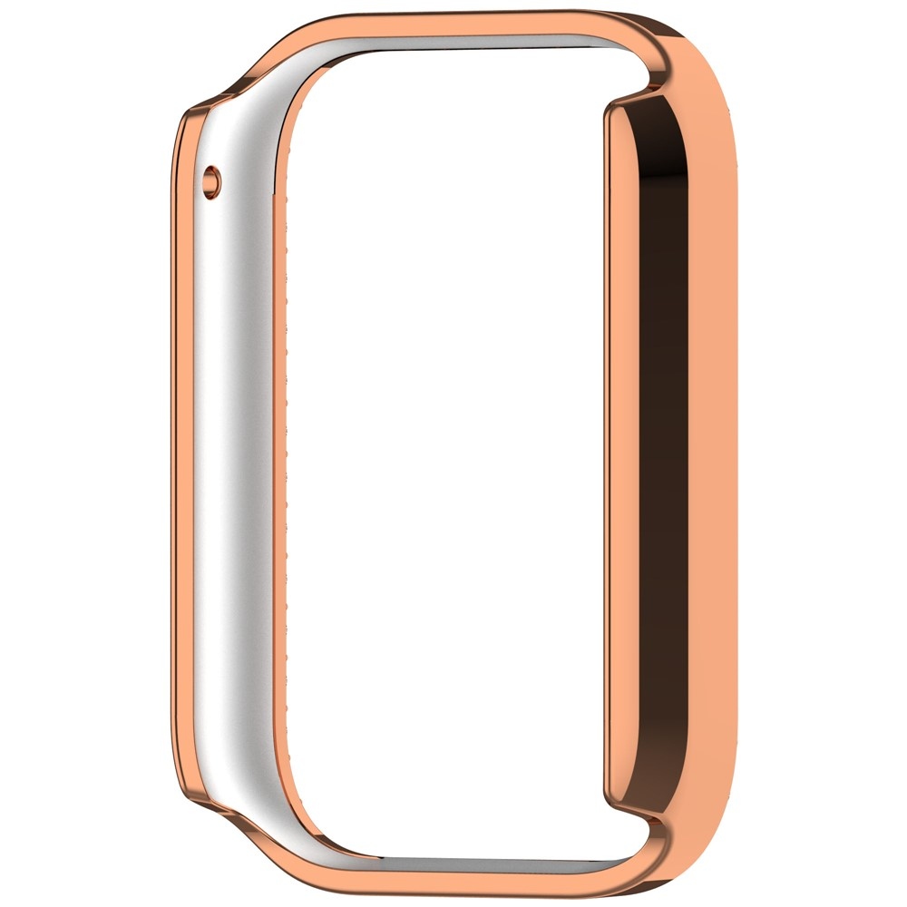 Decory plastové nasadzovacie puzdro s kamienkami na Xiaomi Smart Band 9 Pro - ružovozlaté