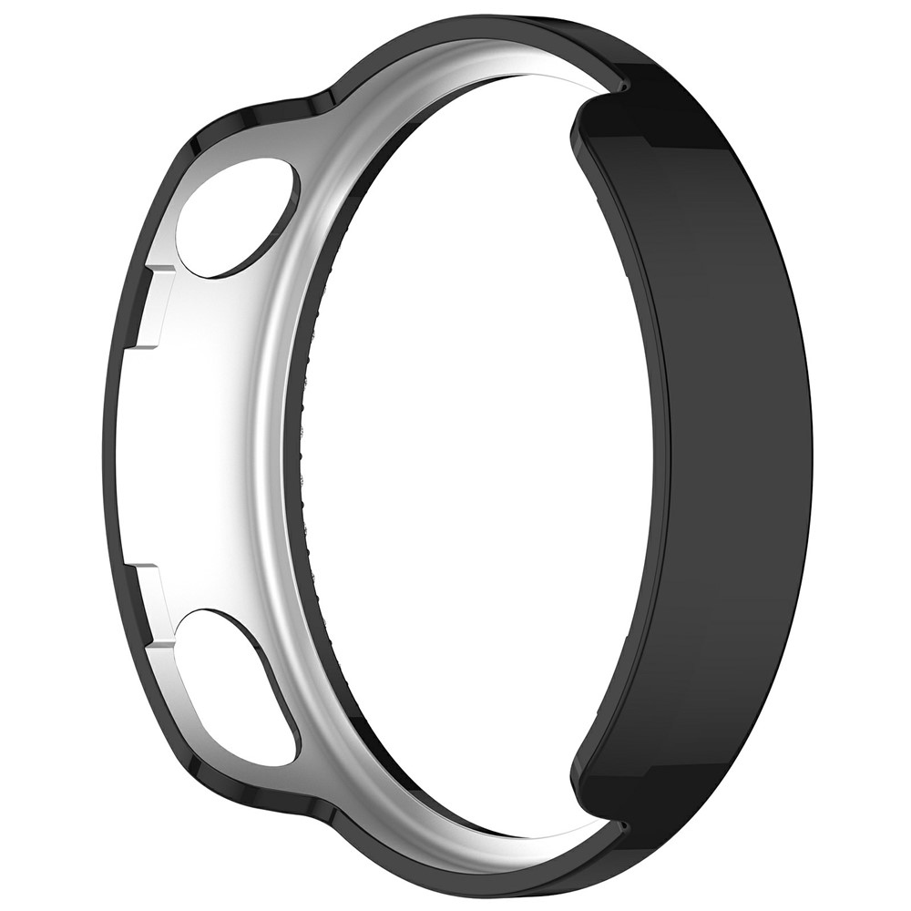 Decory plastové nasadzovacie puzdro s kamienkami na Xiaomi Watch S4 41mm - čierne