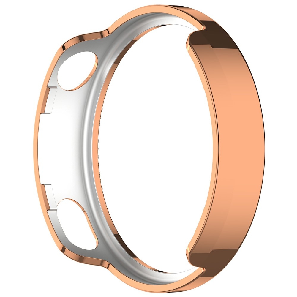 Decory plastové nasadzovacie puzdro s kamienkami na Xiaomi Watch S4 41mm - ružovozlaté