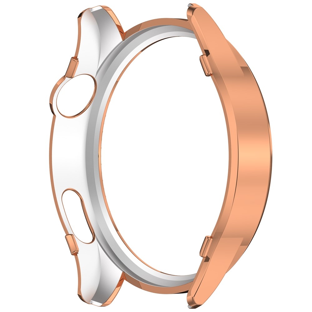 Decory plastové nasadzovacie puzdro s kamienkami na Xiaomi Watch S5 - ružovozlaté