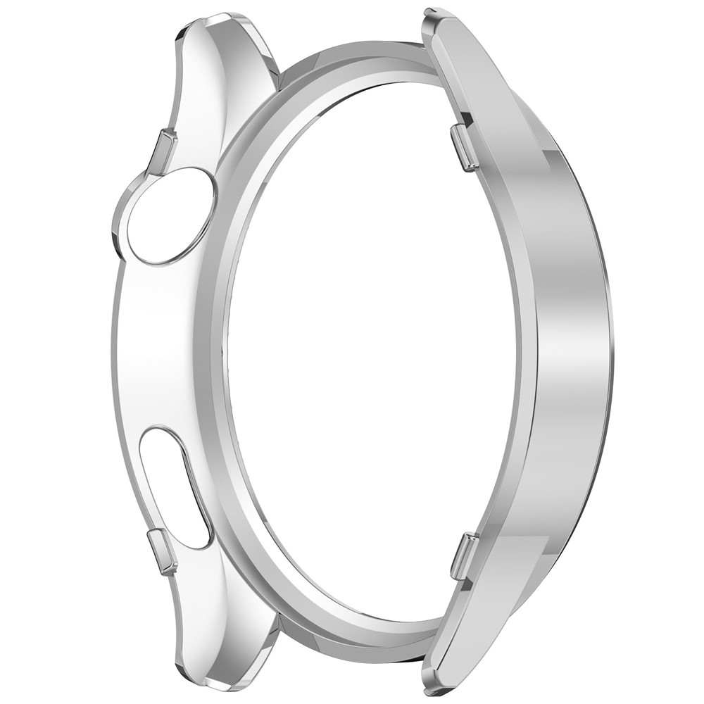 Decory plastové nasadzovacie puzdro s kamienkami na Xiaomi Watch S5 - strieborné