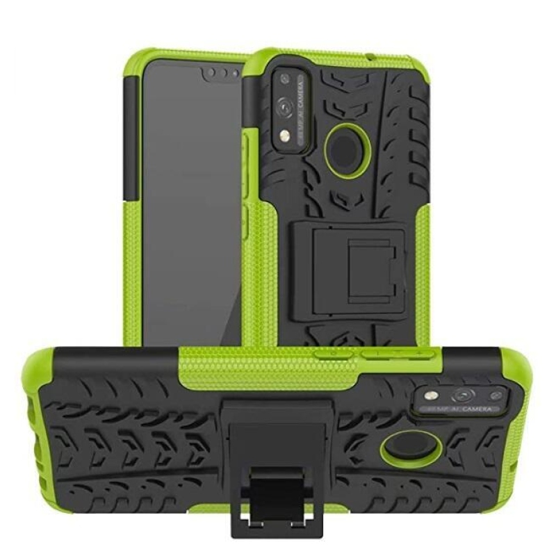 Defend odolný hybridný obal na mobil Honor 9X Lite - zelený