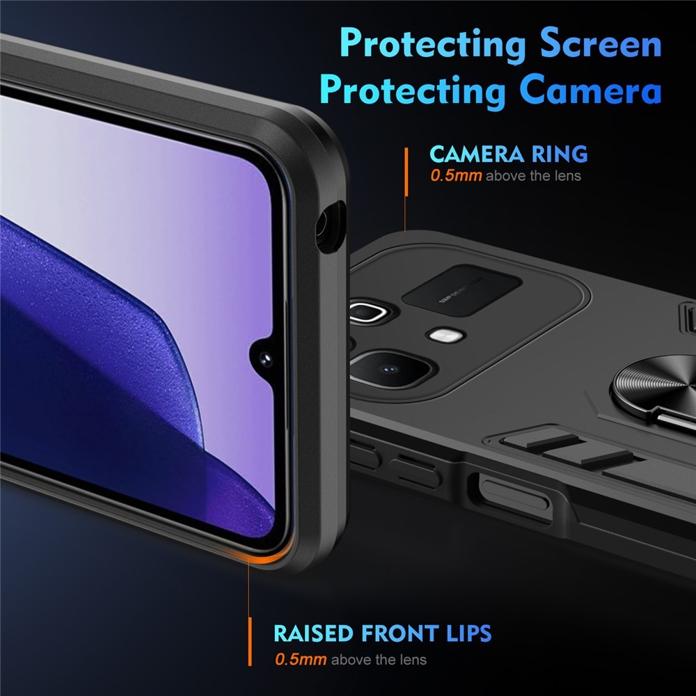 Defend odolný kryt na Infinix Note 60 5G/Note 60 Pro 5G - čierny