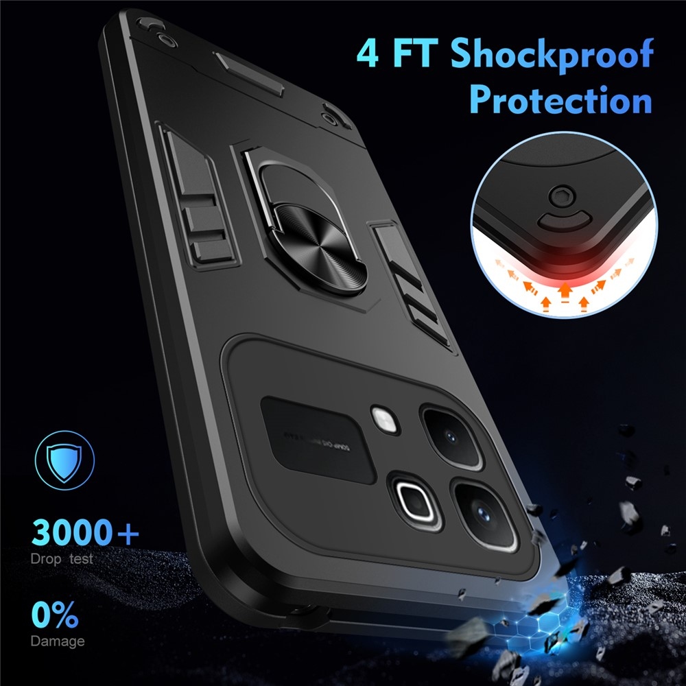 Defend odolný kryt na Infinix Note 60 5G/Note 60 Pro 5G - čierny
