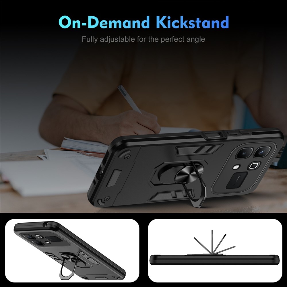 Defend odolný kryt na Infinix Note 60 5G/Note 60 Pro 5G - čierny