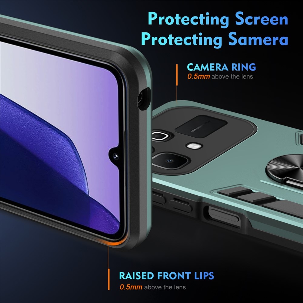 Defend odolný kryt na Infinix Note 60 5G/Note 60 Pro 5G - zelený