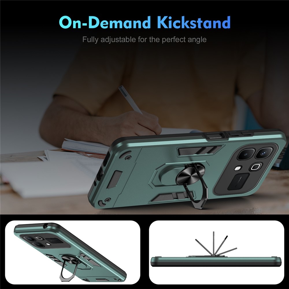 Defend odolný kryt na Infinix Note 60 5G/Note 60 Pro 5G - zelený