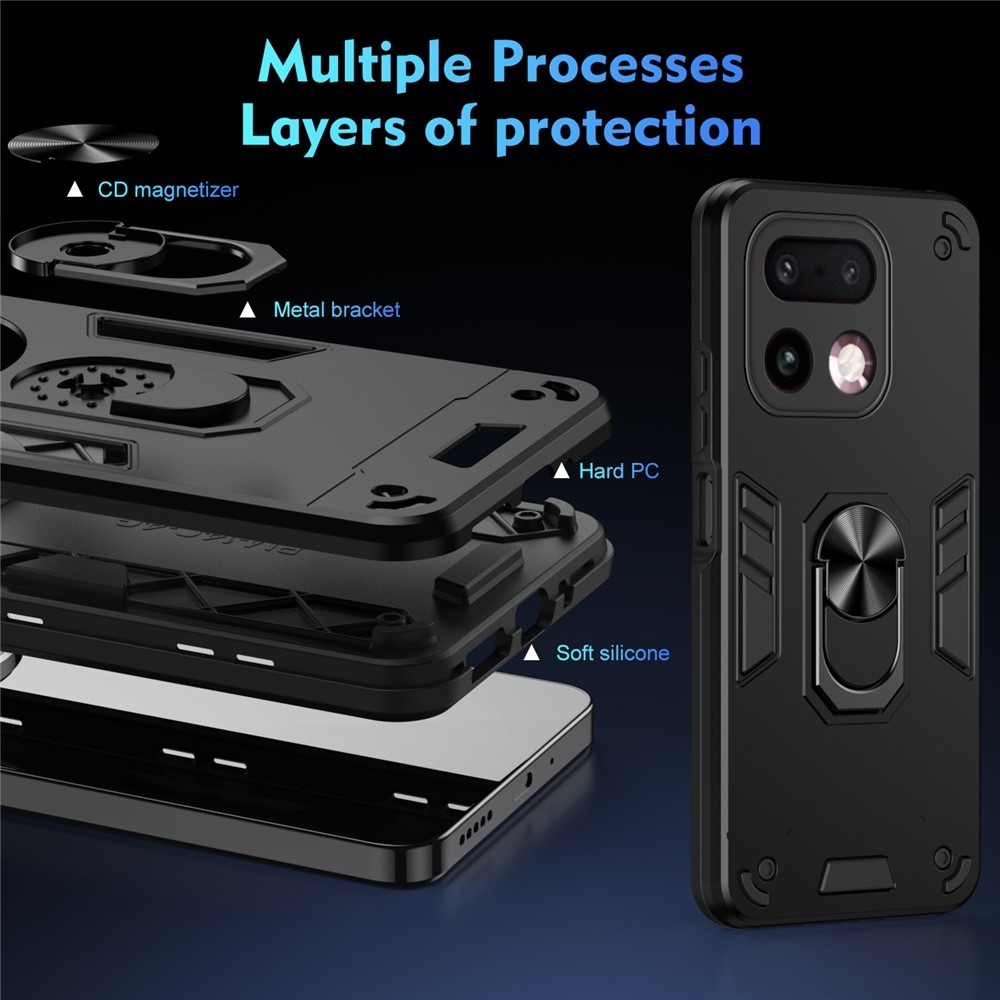 Defend odolný kryt na Realme 16 Pro + 5G - čierny