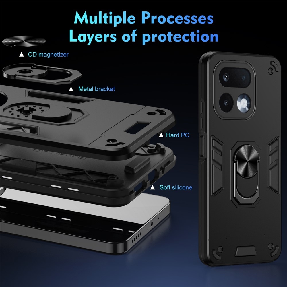 Defend odolný kryt na Realme 16 Pro 5G - čierny