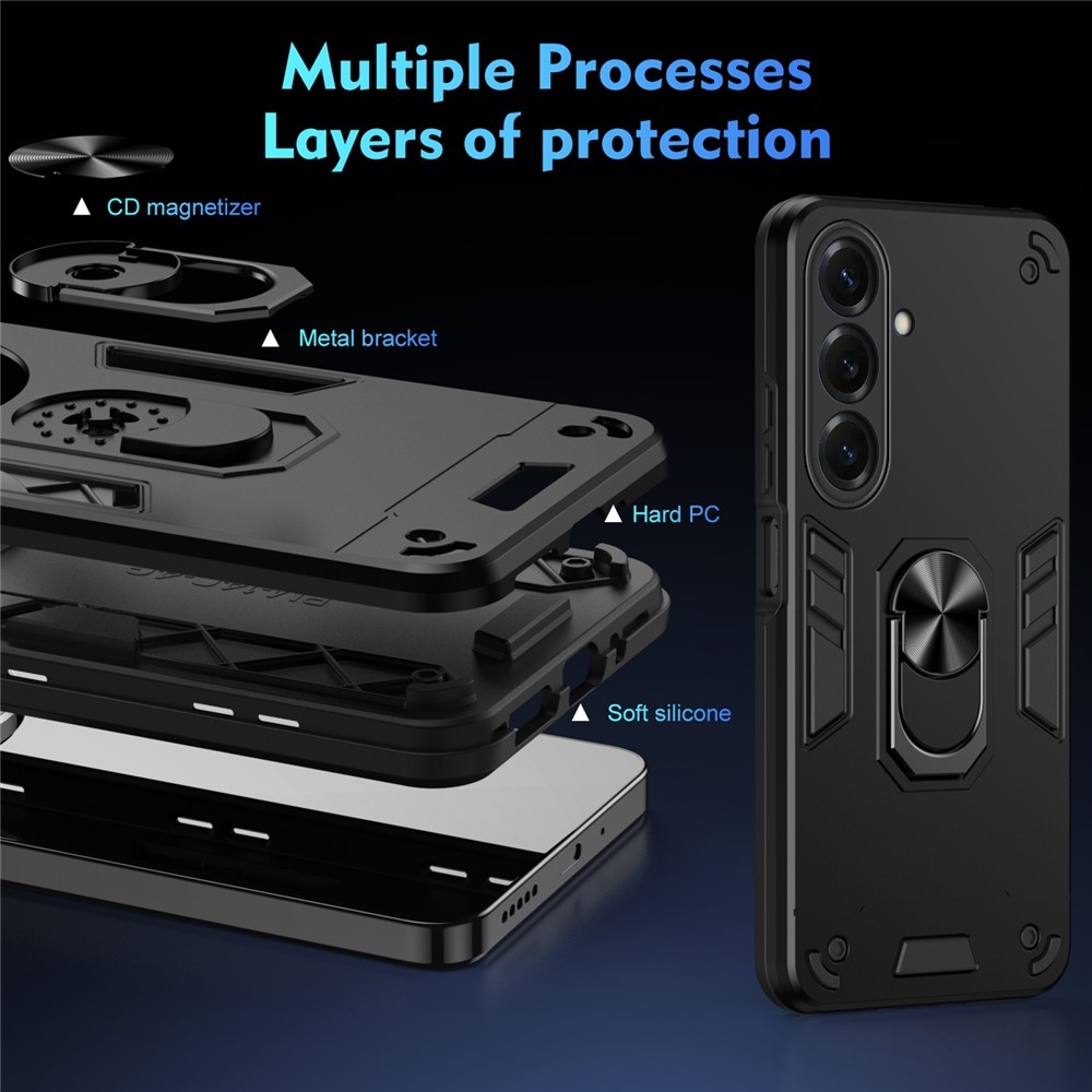 Defend odolný kryt na Samsung Galaxy S26+ - čierny