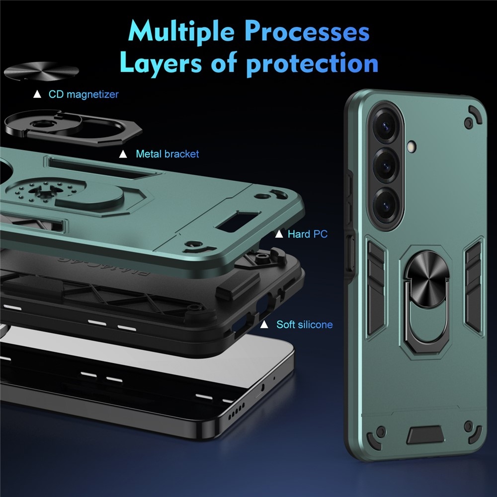 Defend odolný kryt na Samsung Galaxy S26 - zelený