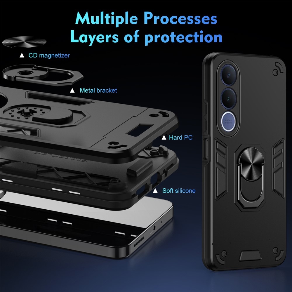 Defend odolný kryt na Vivo V70 FE 5G - čierny