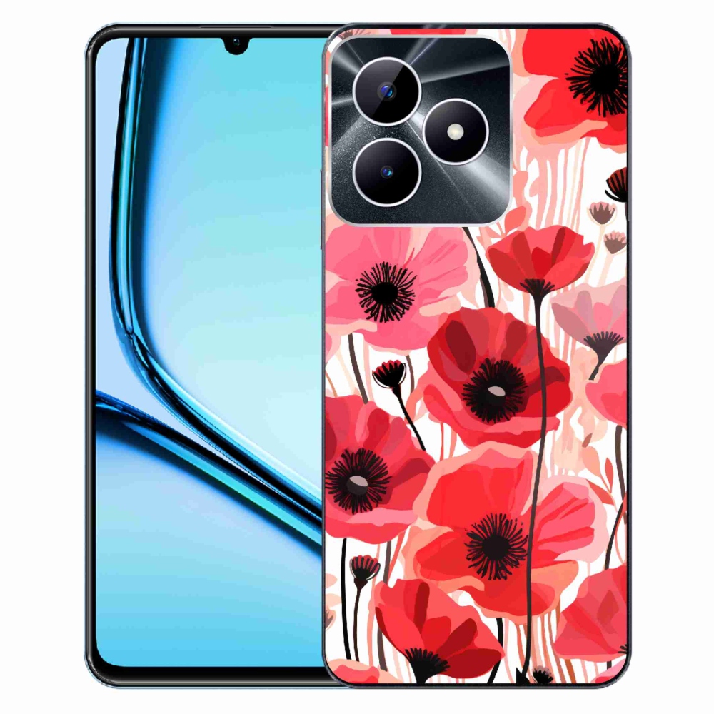 Gélový kryt mmCase na Realme Note 50 - vlčí mak 1