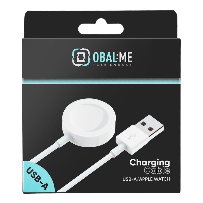 OBAL:ME Nabíjací Kábel pre Apple Watch USB-A White