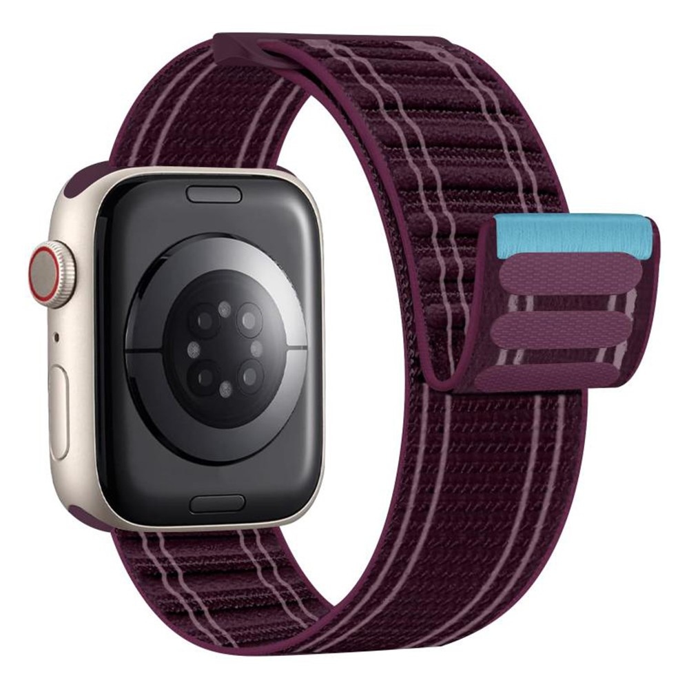 Delta nylonový remienok na Apple Watch 12/11/10 42mm/9/8/7 41mm - fialový