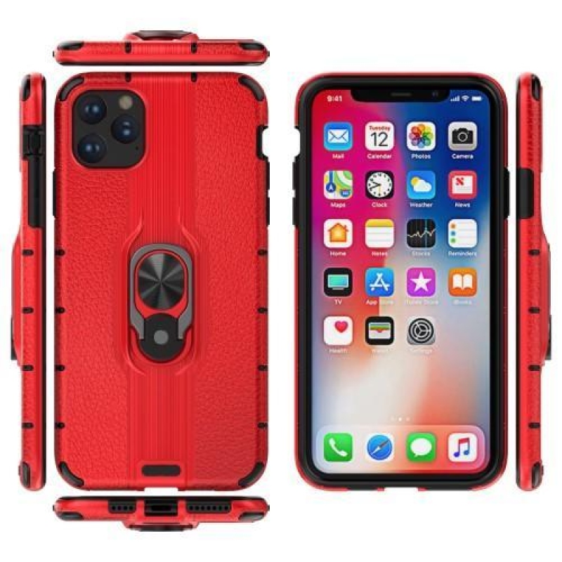 Detach hybridný odolný kryt na mobil Apple iPhone 11 Pro Max 6.5 (2019) - červený