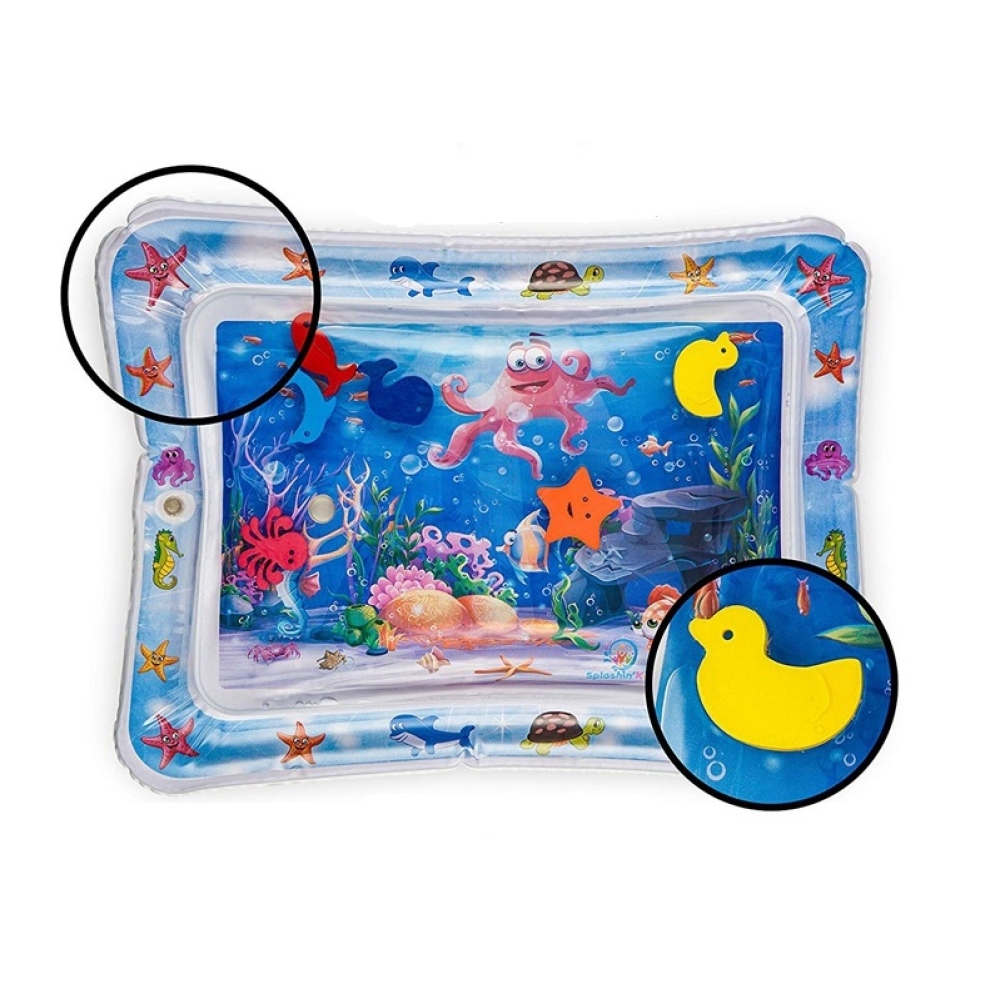 Detská vodná nafukovacia podložka na hranie - chobotnice