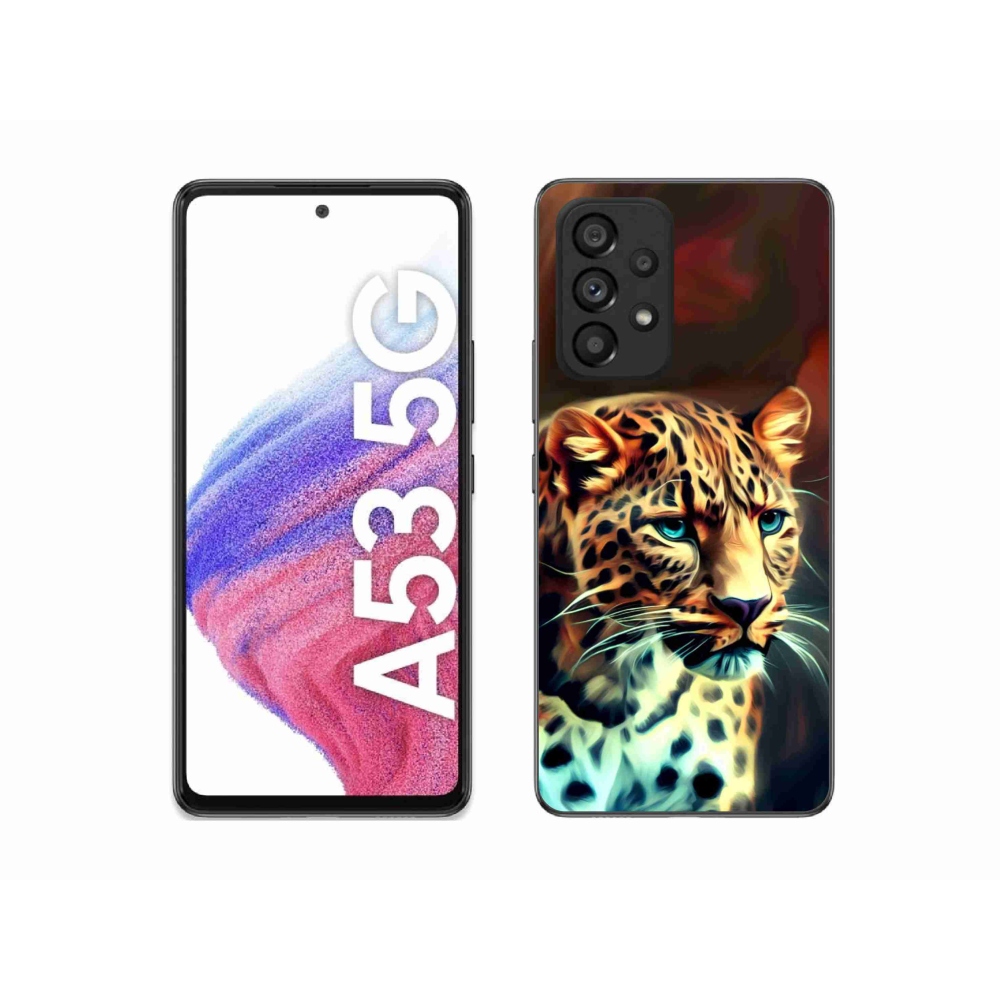 Gélový kryt mmCase na Samsung Galaxy A53 5G - leopard