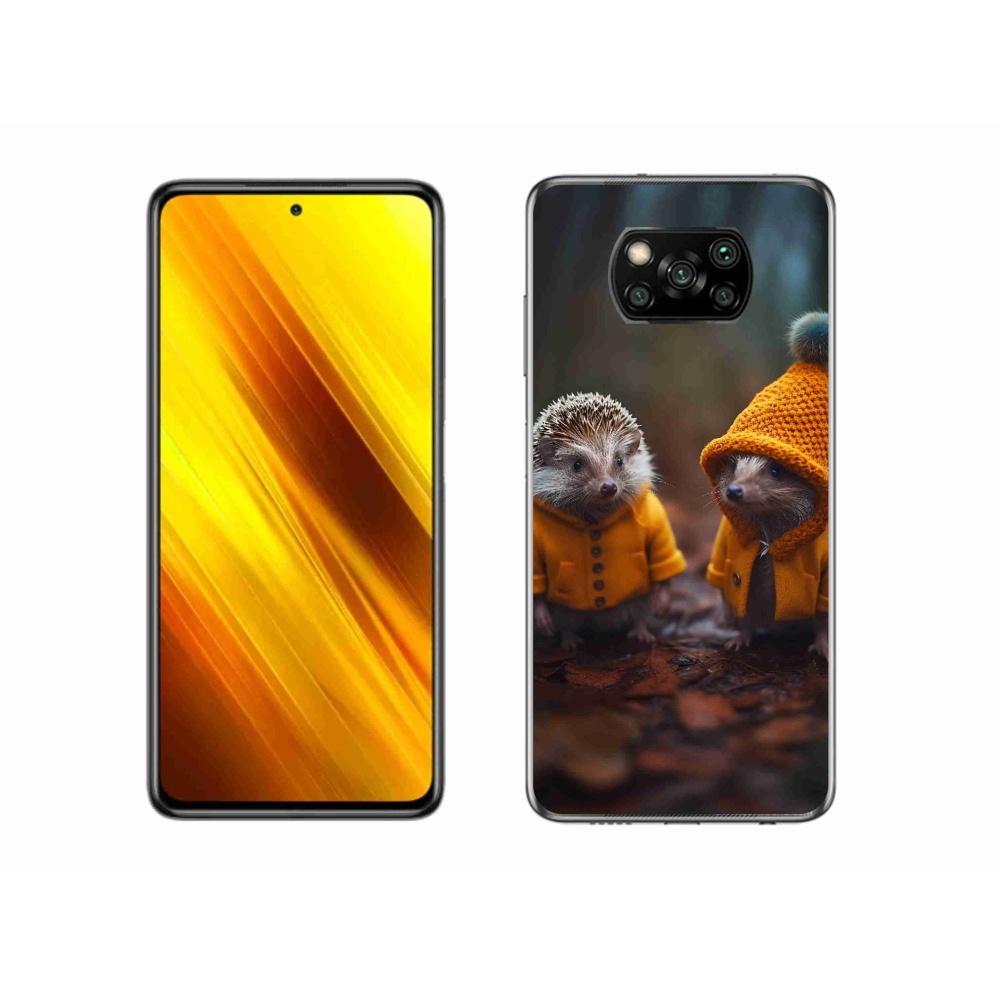 Gélový kryt mmCase na Xiaomi Poco X3 - ježkovia