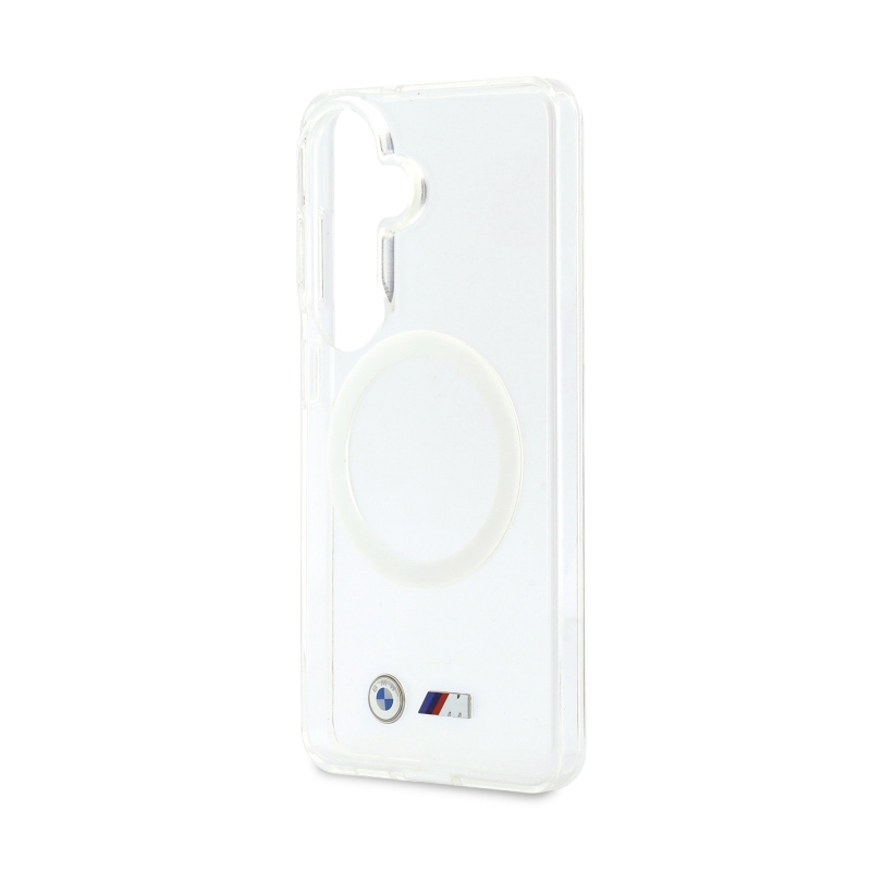 BMW M IML Metal Logo Magnetický zadný kryt pre Samsung Galaxy S26 Transparent