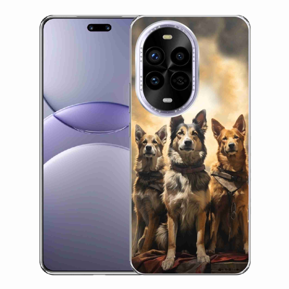 Gélový kryt mmCase na Huawei Nova 13 Pro 5G - tri psy